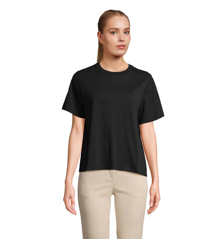 LEGEND DAMEN-T-SHIRT - Deep Black bedrucken, Art.-Nr. S04776-DB-XXL