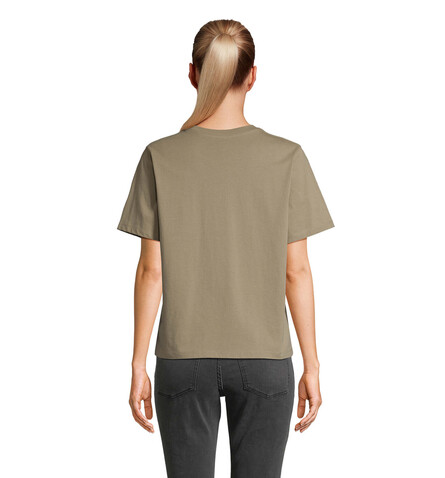 LEGEND DAMEN-T-SHIRT - Khaki bedrucken, Art.-Nr. S04776-KH-M LEGEND DAMEN-T-SHIRT - Khaki bedrucken, Art.-Nr. S04776-KH-M