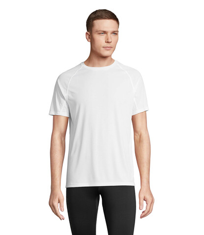VORTEX RAGLAN T-SHIRT - White bedrucken, Art.-Nr. S04787-WH-M VORTEX RAGLAN T-SHIRT - White bedrucken, Art.-Nr. S04787-WH-M