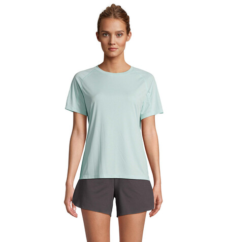 VORTEX WOMEN RAGLAN T-SHIRT - Arctic Blue bedrucken, Art.-Nr. S04788-AA-XXL