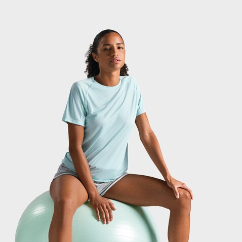 VORTEX WOMEN RAGLAN T-SHIRT - Arctic Blue bedrucken, Art.-Nr. S04788-AA-XXL