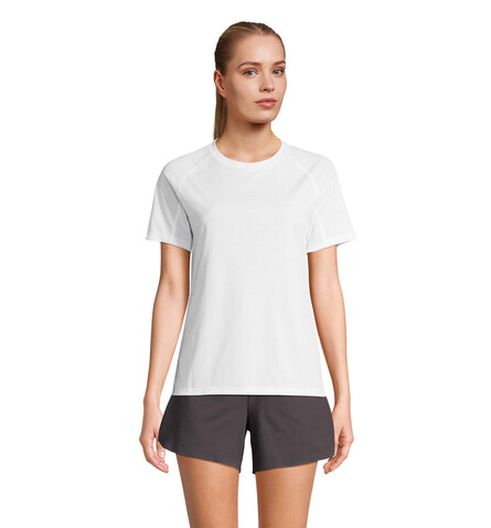 VORTEX WOMEN RAGLAN T-SHIRT - White bedrucken, Art.-Nr. S04788-WH-M VORTEX WOMEN RAGLAN T-SHIRT - White bedrucken, Art.-Nr. S04788-WH-M