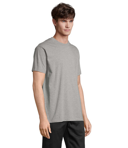 CLIFF OPEN-END T-SHIRT - Grau-Melange 2 bedrucken, Art.-Nr. S04813-GY-L CLIFF OPEN-END T-SHIRT - Grau-Melange 2 bedrucken, Art.-Nr. S04813-GY-L