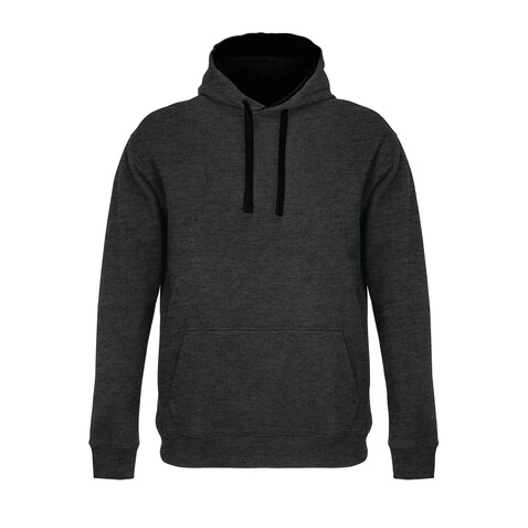 CAMERON HOODED SWEATSHIRT - Charcoal Melange/Black bedrucken, Art.-Nr. S04853-TH-S CAMERON HOODED SWEATSHIRT - Charcoal Melange/Black bedrucken, Art.-Nr. S04853-TH-S