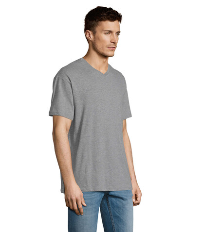VICTORY HERRENT-SHIRT 150g - Graue Melange bedrucken, Art.-Nr. S11150-GM-3XL VICTORY HERRENT-SHIRT 150g - Graue Melange bedrucken, Art.-Nr. S11150-GM-3XL