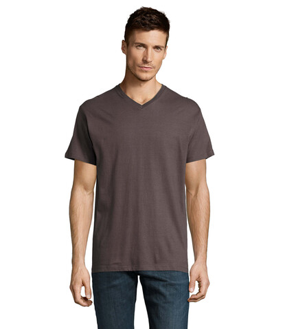 VICTORY HERRENT-SHIRT 150g - Dunkelgrau bedrucken, Art.-Nr. S11150-DG-XL