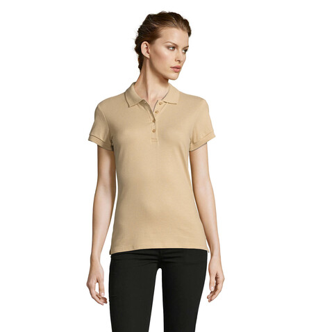 PEOPLE DAMEN POLO 210g - Sand bedrucken, Art.-Nr. S11310-SA-L PEOPLE DAMEN POLO 210g - Sand bedrucken, Art.-Nr. S11310-SA-L