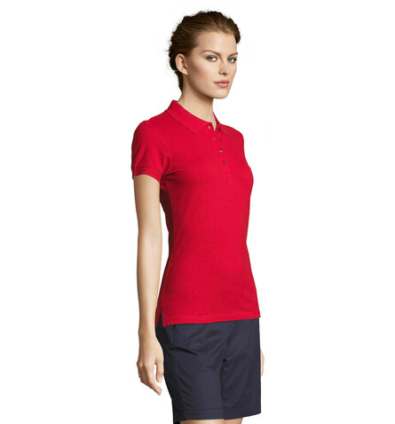 PEOPLE DAMEN POLO 210g - Red bedrucken, Art.-Nr. S11310-RD-L PEOPLE DAMEN POLO 210g - Red bedrucken, Art.-Nr. S11310-RD-L
