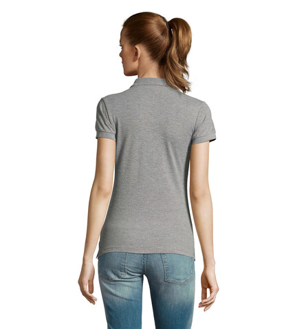 PASSION DAMEN POLO 170g - Grau-Melange 2 bedrucken, Art.-Nr. S11338-GY-S PASSION DAMEN POLO 170g - Grau-Melange 2 bedrucken, Art.-Nr. S11338-GY-S