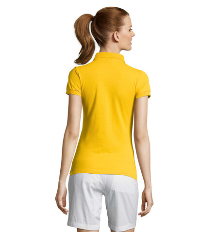 PASSION DAMEN POLO 170g - Gold bedrucken, Art.-Nr. S11338-GO-S