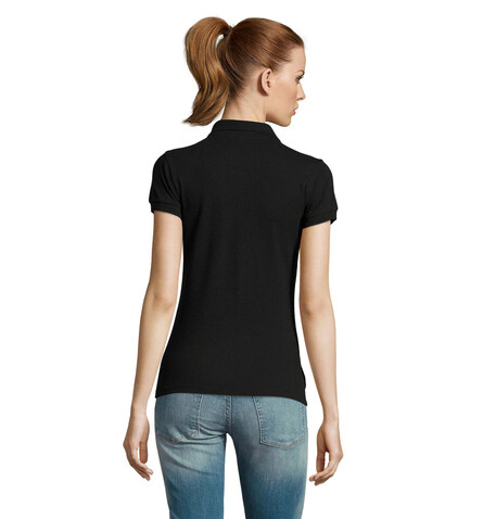 PASSION DAMEN POLO 170g - Schwarz bedrucken, Art.-Nr. S11338-BK-S PASSION DAMEN POLO 170g - Schwarz bedrucken, Art.-Nr. S11338-BK-S