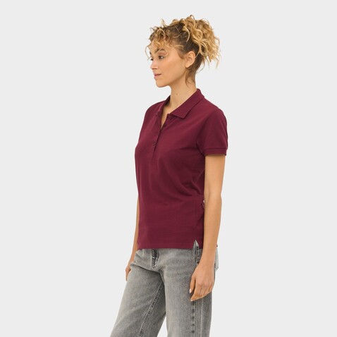 PASSION DAMEN POLO 170g - Burgundy bedrucken, Art.-Nr. S11338-BG-L
