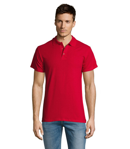 SUMMER II MEN Polo 170g - Red bedrucken, Art.-Nr. S11342-RD-L SUMMER II MEN Polo 170g - Red bedrucken, Art.-Nr. S11342-RD-L