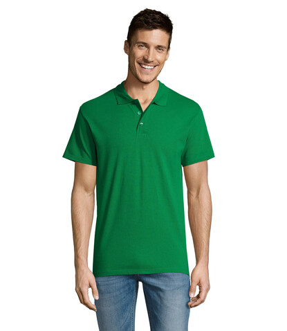 SUMMER II MEN Polo 170g - Kelly Green bedrucken, Art.-Nr. S11342-KG-XL