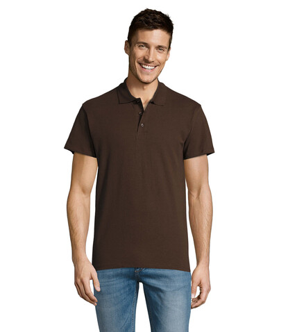 SUMMER II MEN Polo 170g - Chocolate bedrucken, Art.-Nr. S11342-CH-L SUMMER II MEN Polo 170g - Chocolate bedrucken, Art.-Nr. S11342-CH-L