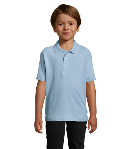 SUMMER II KIDS Polo 170g - Sky Blue Pique bedrucken, Art.-Nr. S11344-SP-3XL SUMMER II KIDS Polo 170g - Sky Blue Pique bedrucken, Art.-Nr. S11344-SP-3XL