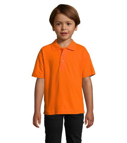 SUMMER II KIDS Polo 170g - Orange bedrucken, Art.-Nr. S11344-OR-XL SUMMER II KIDS Polo 170g - Orange bedrucken, Art.-Nr. S11344-OR-XL