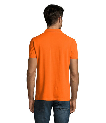PERFECT MEN Polo 180g - Orange bedrucken, Art.-Nr. S11346-OR-S