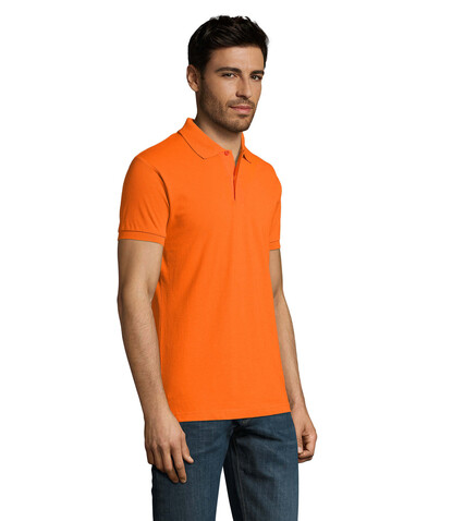 PERFECT MEN Polo 180g - Orange bedrucken, Art.-Nr. S11346-OR-S