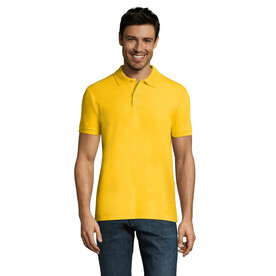 PERFECT MEN Polo 180g - Gold bedrucken, Art.-Nr. S11346-GO-XXL