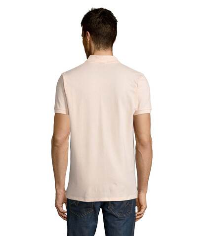 PERFECT MEN Polo 180g - Cremiges Rosa bedrucken, Art.-Nr. S11346-CP-S PERFECT MEN Polo 180g - Cremiges Rosa bedrucken, Art.-Nr. S11346-CP-S