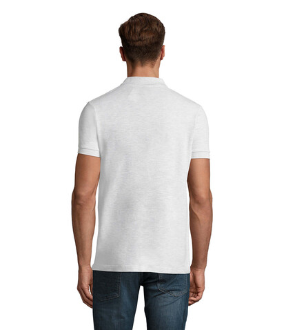 PERFECT MEN Polo 180g - Ash bedrucken, Art.-Nr. S11346-AS-3XL