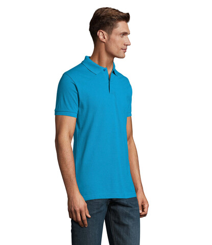 PERFECT MEN Polo 180g - Aqua bedrucken, Art.-Nr. S11346-AQ-3XL PERFECT MEN Polo 180g - Aqua bedrucken, Art.-Nr. S11346-AQ-3XL