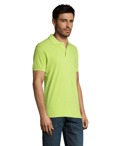PERFECT MEN Polo 180g - Apple Green bedrucken, Art.-Nr. S11346-AG-S PERFECT MEN Polo 180g - Apple Green bedrucken, Art.-Nr. S11346-AG-S