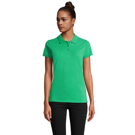 PERFECT DAMEN POLO 180g - Frühlingsgrün bedrucken, Art.-Nr. S11347-EO-L
