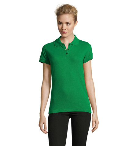 PERFECT DAMEN POLO 180g - Kelly Green bedrucken, Art.-Nr. S11347-KG-XL PERFECT DAMEN POLO 180g - Kelly Green bedrucken, Art.-Nr. S11347-KG-XL