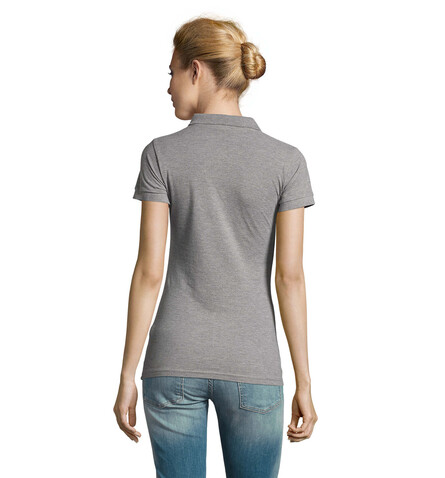 PERFECT DAMEN POLO 180g - Grau-Melange 2 bedrucken, Art.-Nr. S11347-GY-XL PERFECT DAMEN POLO 180g - Grau-Melange 2 bedrucken, Art.-Nr. S11347-GY-XL