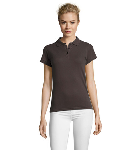 PERFECT DAMEN POLO 180g - Dunkelgrau bedrucken, Art.-Nr. S11347-DG-XL