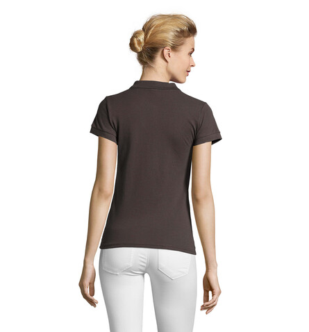 PERFECT DAMEN POLO 180g - Dunkelgrau bedrucken, Art.-Nr. S11347-DG-XL