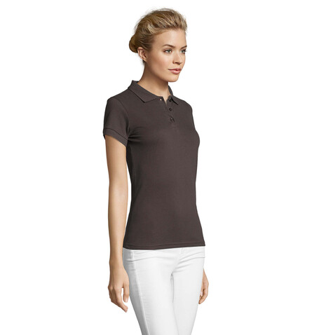 PERFECT DAMEN POLO 180g - Dunkelgrau bedrucken, Art.-Nr. S11347-DG-XL