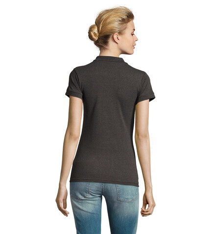 PERFECT DAMEN POLO 180g - Charcoal Melange bedrucken, Art.-Nr. S11347-CE-XL PERFECT DAMEN POLO 180g - Charcoal Melange bedrucken, Art.-Nr. S11347-CE-XL