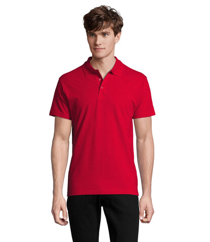 SPRING II MEN Polo 210g - Red bedrucken, Art.-Nr. S11362-RD-5XL SPRING II MEN Polo 210g - Red bedrucken, Art.-Nr. S11362-RD-5XL