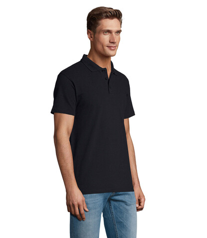 SPRING II MEN Polo 210g - Navy bedrucken, Art.-Nr. S11362-NY-5XL
