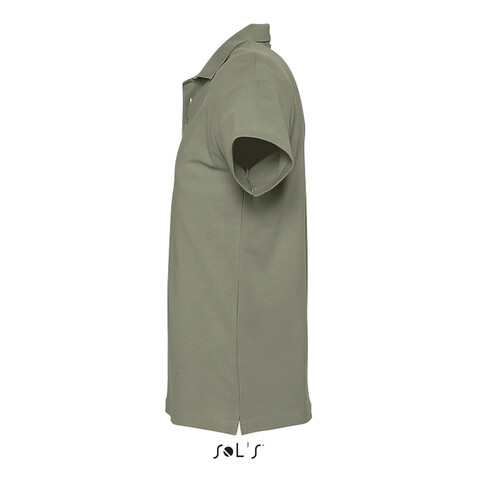 SPRING II MEN Polo 210g - Khaki bedrucken, Art.-Nr. S11362-KH-L