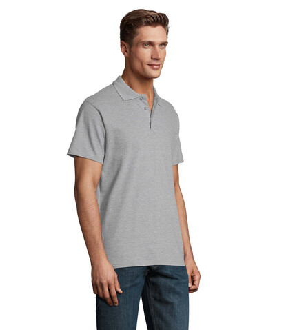 SPRING II MEN Polo 210g - Grau-Melange 2 bedrucken, Art.-Nr. S11362-GY-S SPRING II MEN Polo 210g - Grau-Melange 2 bedrucken, Art.-Nr. S11362-GY-S