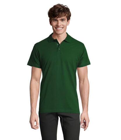SPRING II MEN Polo 210g - Golf Green bedrucken, Art.-Nr. S11362-GG-S