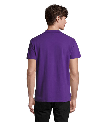 SPRING II MEN Polo 210g - Dark Purple bedrucken, Art.-Nr. S11362-DA-M