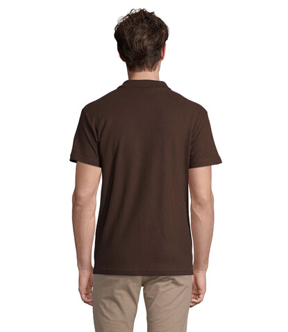 SPRING II MEN Polo 210g - Chocolate bedrucken, Art.-Nr. S11362-CH-S SPRING II MEN Polo 210g - Chocolate bedrucken, Art.-Nr. S11362-CH-S