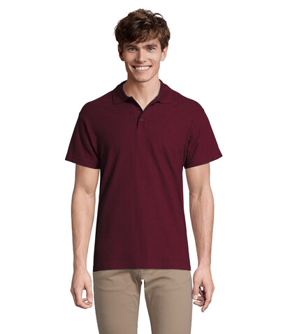 SPRING II MEN Polo 210g - Burgundy bedrucken, Art.-Nr. S11362-BG-S SPRING II MEN Polo 210g - Burgundy bedrucken, Art.-Nr. S11362-BG-S