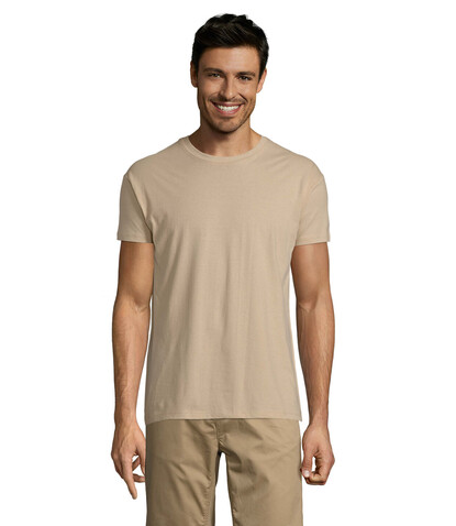 REGENT Uni T-Shirt 150g - Sand bedrucken, Art.-Nr. S11380-SA-XXL