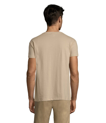 REGENT Uni T-Shirt 150g - Sand bedrucken, Art.-Nr. S11380-SA-XXL