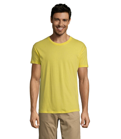 REGENT Uni T-Shirt 150g - Lemon bedrucken, Art.-Nr. S11380-LE-XL