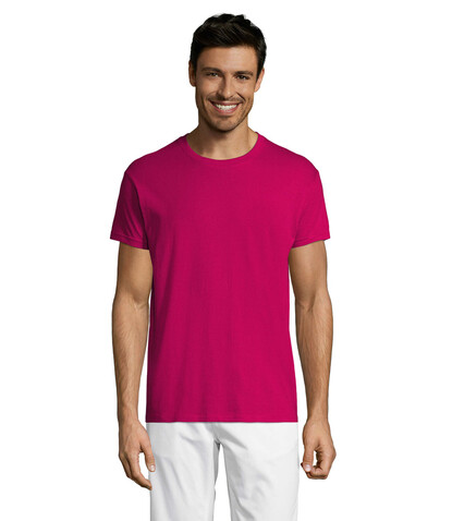 REGENT Uni T-Shirt 150g - Fuchsia bedrucken, Art.-Nr. S11380-FU-XS