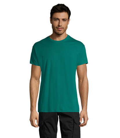 REGENT Uni T-Shirt 150g - Emerald bedrucken, Art.-Nr. S11380-EM-XL REGENT Uni T-Shirt 150g - Emerald bedrucken, Art.-Nr. S11380-EM-XL