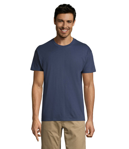 REGENT Uni T-Shirt 150g - Denim bedrucken, Art.-Nr. S11380-DM-L REGENT Uni T-Shirt 150g - Denim bedrucken, Art.-Nr. S11380-DM-L