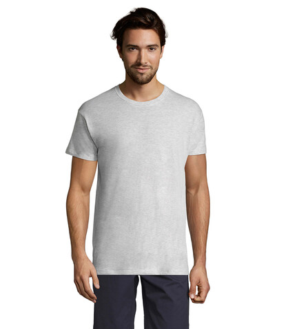 REGENT Uni T-Shirt 150g - Ash bedrucken, Art.-Nr. S11380-AS-S